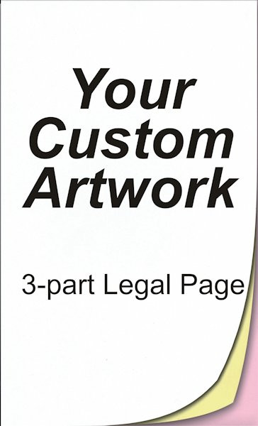 Custom 3 Part Legal Size Forms Printing